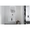 Castello Usa Amazon 24-inch White Vanity Set with White Top and Black Handles CB-MC-24W-BL-2056-WH - alternate 4
